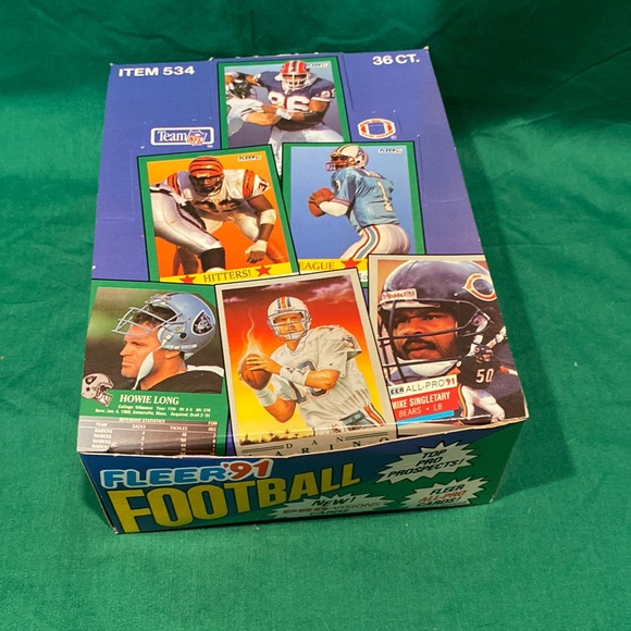 Fleer Other - 1991 Fleer NFL Football Cards Wax Packs #534 36 each
